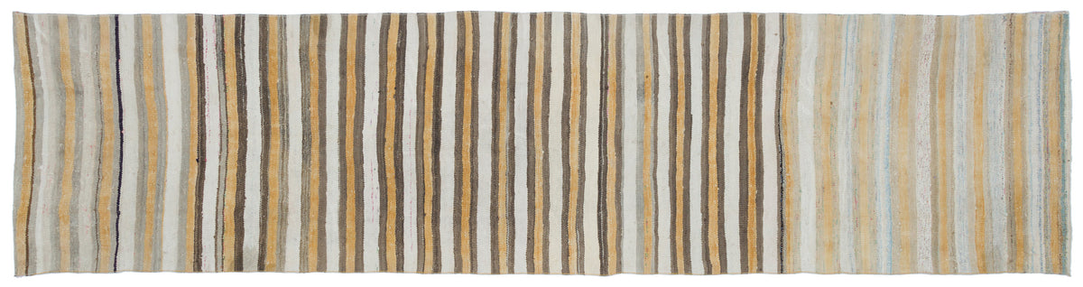 Chaput Over Dyed Kilim Rug 3&#39;1&#39;&#39; x 12&#39;1&#39;&#39; ft 95 x 368 cm