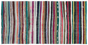 Chaput Over Dyed Kilim Rug 4'11'' x 9'10'' ft 150 x 300 cm