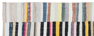 Chaput Over Dyed Kilim Rug 3'7'' x 9'11'' ft 110 x 303 cm
