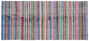 Chaput Over Dyed Kilim Rug 4'8'' x 10'3'' ft 143 x 313 cm