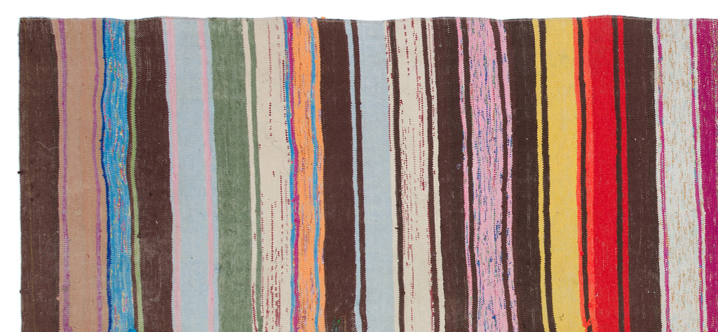 Chaput Over Dyed Kilim Rug 5'8'' x 12'6'' ft 172 x 380 cm