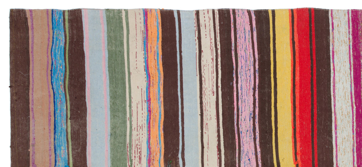 Chaput Over Dyed Kilim Rug 5&#39;8&#39;&#39; x 12&#39;6&#39;&#39; ft 172 x 380 cm