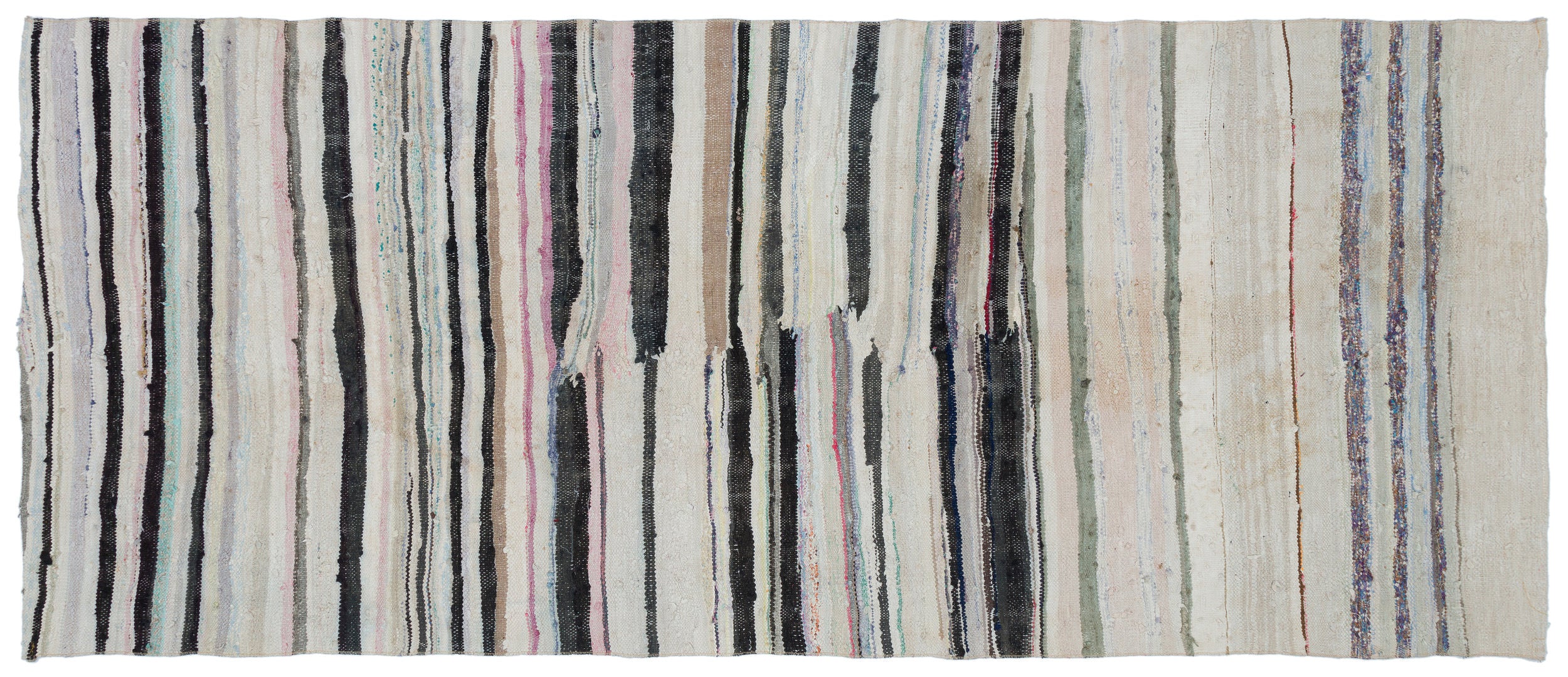 Chaput Over Dyed Kilim Rug 4'6'' x 10'8'' ft 137 x 324 cm