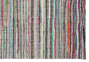 Chaput Over Dyed Kilim Rug 6'8'' x 9'2'' ft 203 x 280 cm