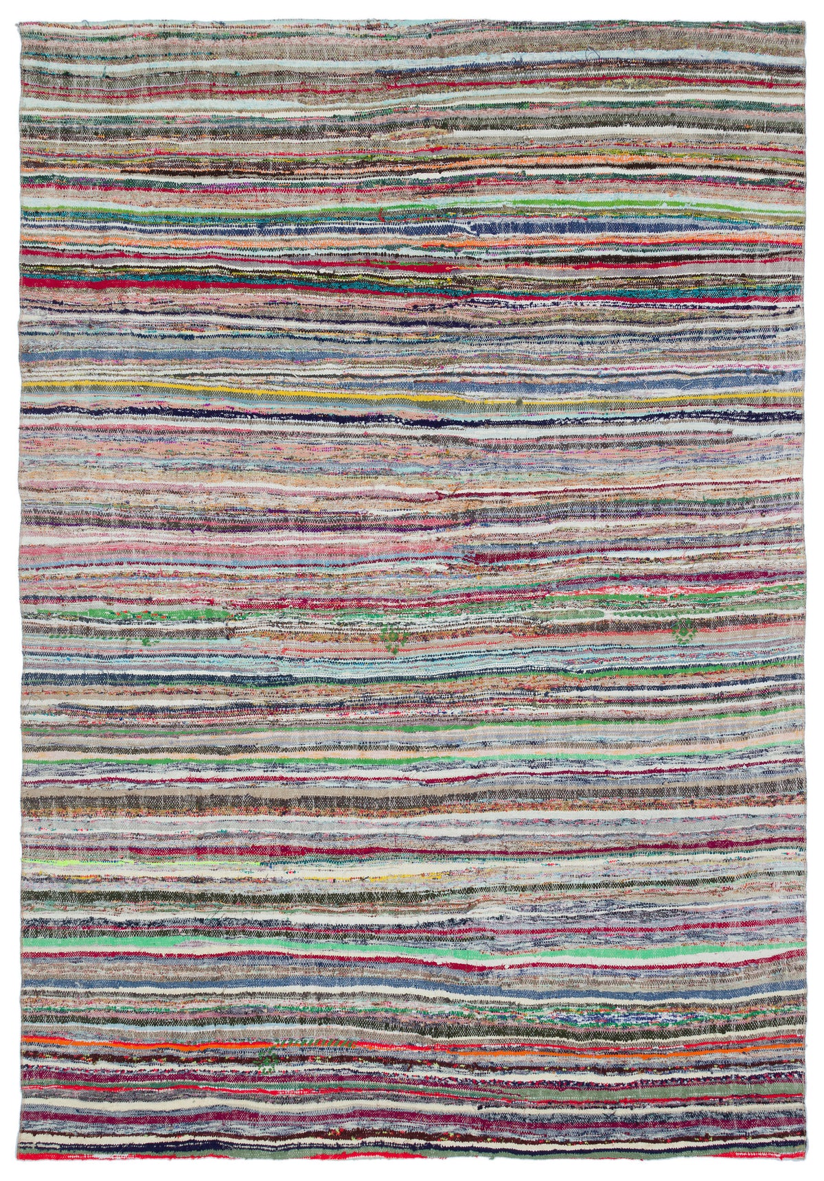 Chaput Over Dyed Kilim Rug 6&#39;8&#39;&#39; x 9&#39;2&#39;&#39; ft 203 x 280 cm