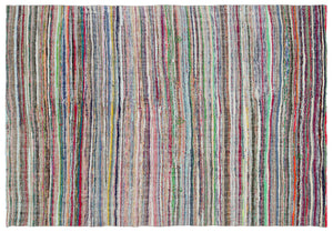 Chaput Over Dyed Kilim Rug 6'8'' x 9'2'' ft 203 x 280 cm