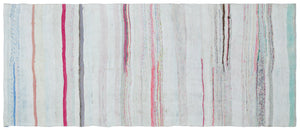 Chaput Over Dyed Kilim Rug 3'7'' x 8'8'' ft 110 x 265 cm