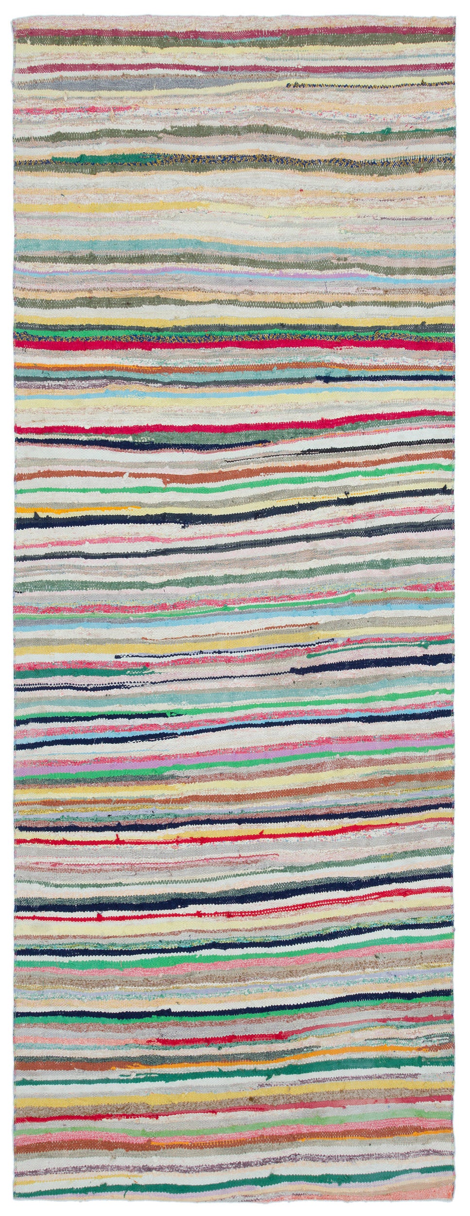 Chaput Over Dyed Kilim Rug 4'1'' x 10'8'' ft 125 x 325 cm