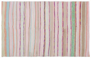 Chaput Over Dyed Kilim Rug 5'4'' x 8'4'' ft 162 x 255 cm