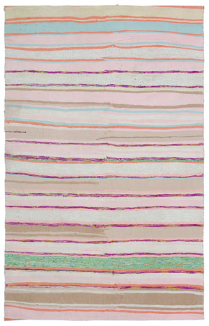 Chaput Over Dyed Kilim Rug 5'4'' x 8'4'' ft 162 x 255 cm