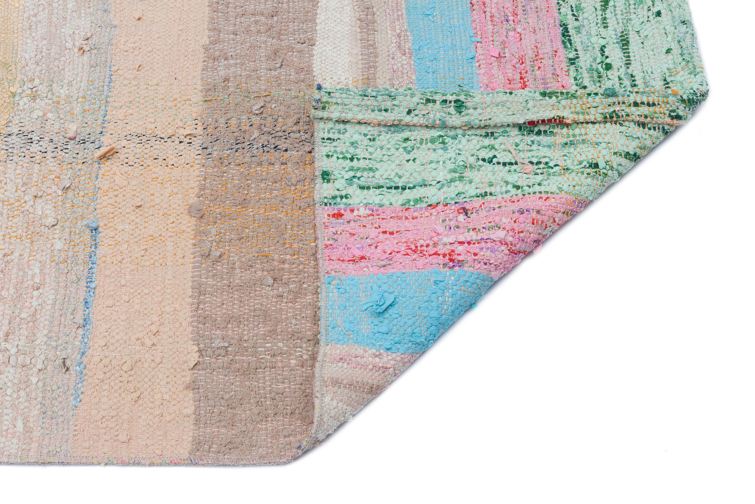 Chaput Over Dyed Kilim Rug 3'5'' x 7'3'' ft 104 x 222 cm