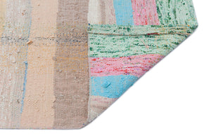 Chaput Over Dyed Kilim Rug 3'5'' x 7'3'' ft 104 x 222 cm