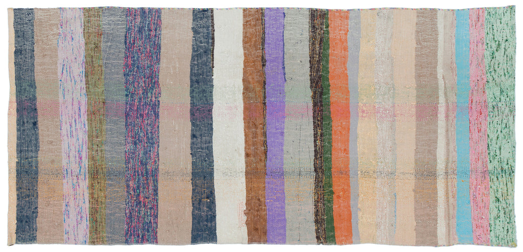 Chaput Over Dyed Kilim Rug 3'5'' x 7'3'' ft 104 x 222 cm