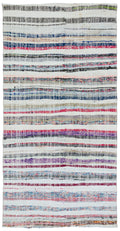 Chaput Over Dyed Kilim Rug 4'7'' x 9'2'' ft 140 x 280 cm