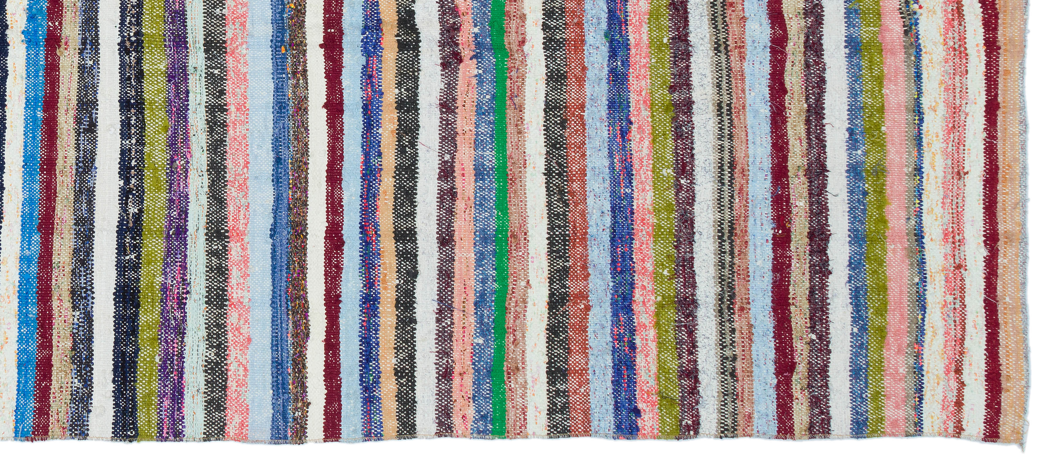 Chaput Over Dyed Kilim Rug 4'6'' x 10'4'' ft 137 x 315 cm