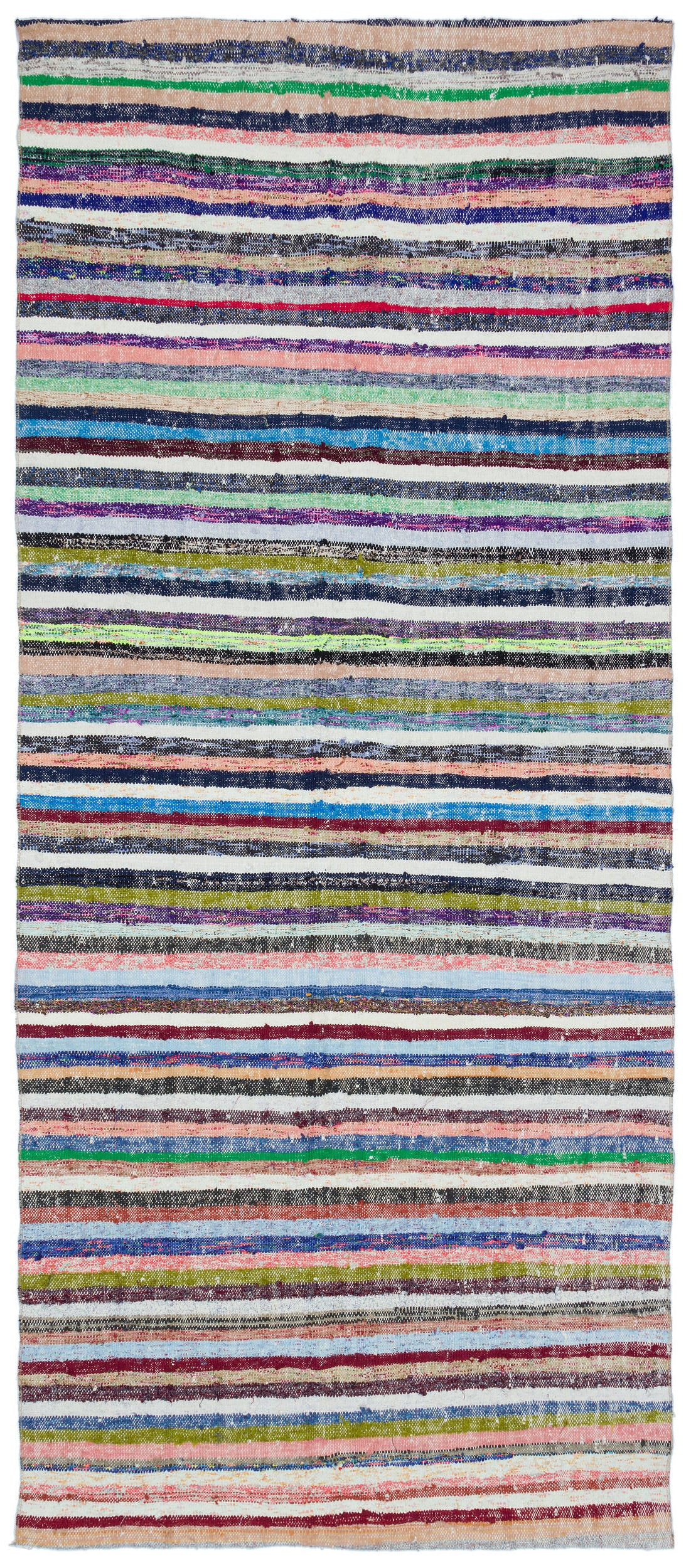 Chaput Over Dyed Kilim Rug 4'6'' x 10'4'' ft 137 x 315 cm