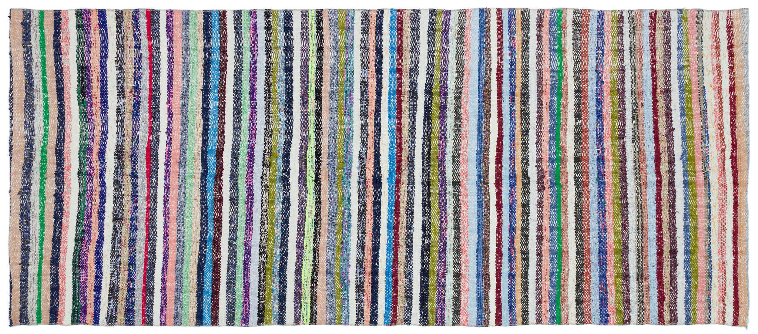Chaput Over Dyed Kilim Rug 4'6'' x 10'4'' ft 137 x 315 cm