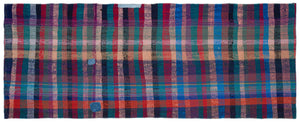 Chaput Over Dyed Kilim Rug 4'2'' x 10'7'' ft 126 x 322 cm