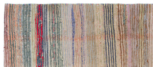 Chaput Over Dyed Kilim Rug 3'5'' x 7'10'' ft 103 x 240 cm
