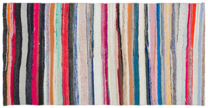 Chaput Over Dyed Kilim Rug 4'9'' x 9'4'' ft 146 x 284 cm