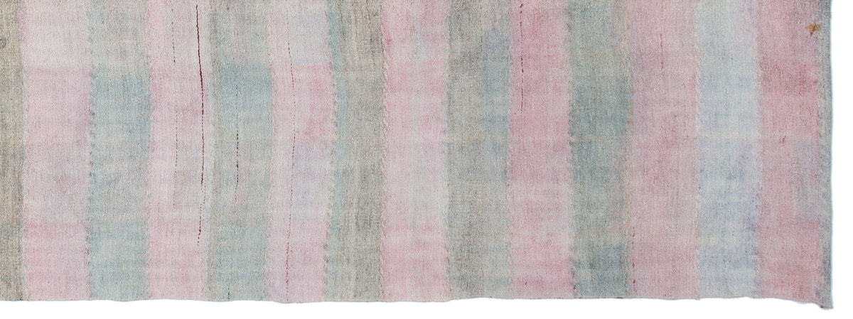 Chaput Over Dyed Kilim Rug 4&#39;4&#39;&#39; x 12&#39;2&#39;&#39; ft 133 x 370 cm