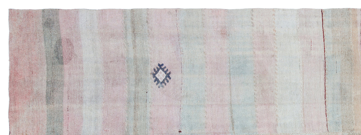 Chaput Over Dyed Kilim Rug 4&#39;4&#39;&#39; x 12&#39;2&#39;&#39; ft 133 x 370 cm