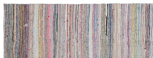 Chaput Over Dyed Kilim Rug 4'4'' x 11'7'' ft 133 x 353 cm