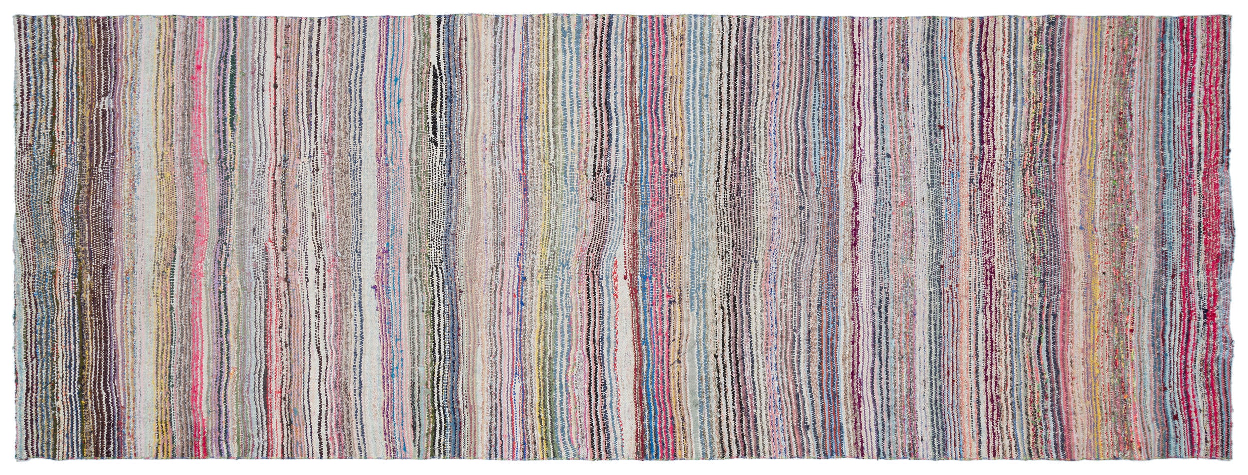 Chaput Over Dyed Kilim Rug 4'4'' x 11'7'' ft 133 x 353 cm
