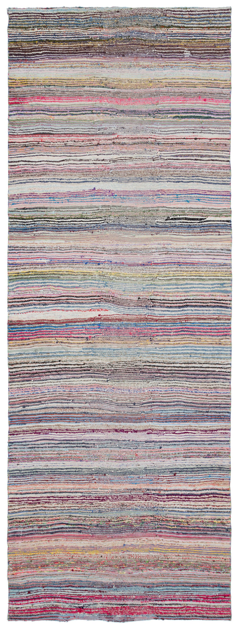 Chaput Over Dyed Kilim Rug 4&#39;4&#39;&#39; x 11&#39;7&#39;&#39; ft 133 x 353 cm