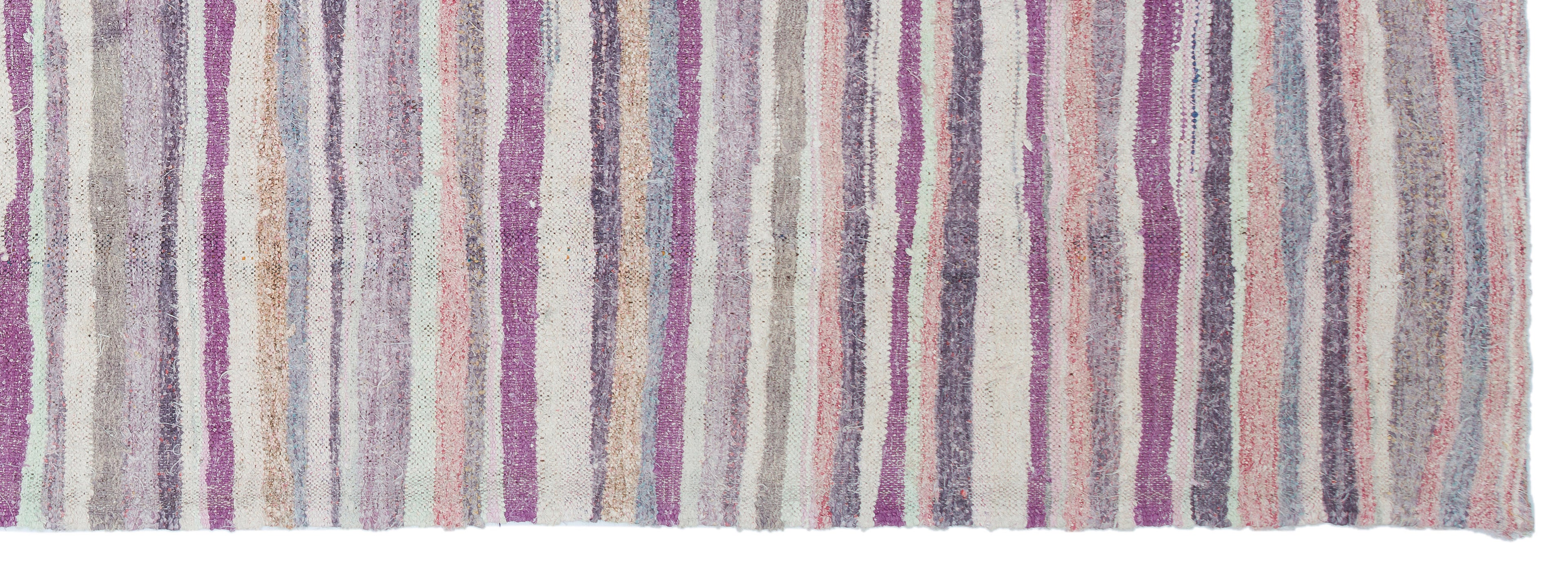 Chaput Over Dyed Kilim Rug 4'6'' x 12'6'' ft 137 x 380 cm