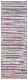 Chaput Over Dyed Kilim Rug 4'6'' x 12'6'' ft 137 x 380 cm