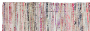 Chaput Over Dyed Kilim Rug 3'3'' x 9'12'' ft 100 x 304 cm