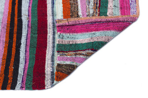 Chaput Over Dyed Kilim Rug 4'6'' x 7'1'' ft 138 x 215 cm