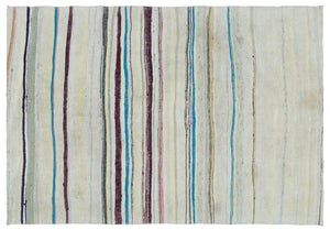 Chaput Over Dyed Kilim Rug 5'5'' x 7'10'' ft 165 x 238 cm