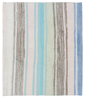 Chaput Over Dyed Kilim Rug 4'9'' x 4'2'' ft 144 x 128 cm