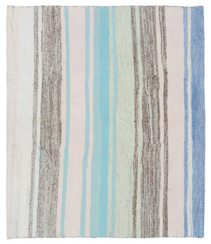 Chaput Over Dyed Kilim Rug 4'9'' x 4'2'' ft 144 x 128 cm