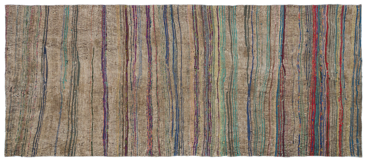 Chaput Over Dyed Kilim Rug 4&#39;8&#39;&#39; x 11&#39;2&#39;&#39; ft 143 x 340 cm