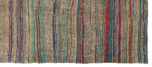 Chaput Over Dyed Kilim Rug 4'8'' x 11'2'' ft 143 x 340 cm