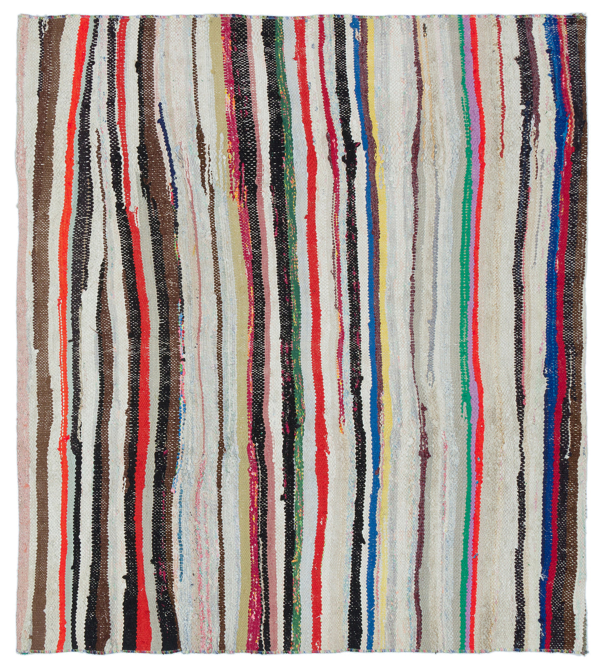 Chaput Over Dyed Kilim Rug 4&#39;9&#39;&#39; x 4&#39;1&#39;&#39; ft 146 x 125 cm