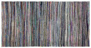 Chaput Over Dyed Kilim Rug 5'1'' x 10'1'' ft 155 x 308 cm