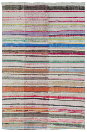 Chaput Over Dyed Kilim Rug 5'6'' x 8'1'' ft 167 x 247 cm