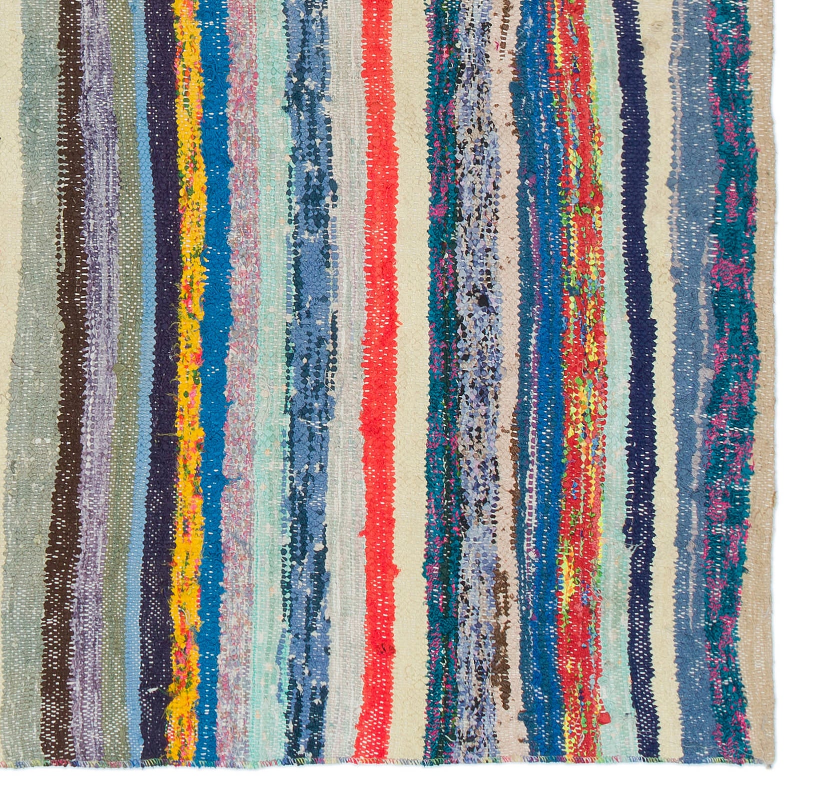 Chaput Over Dyed Kilim Rug 4'8'' x 4'11'' ft 142 x 150 cm