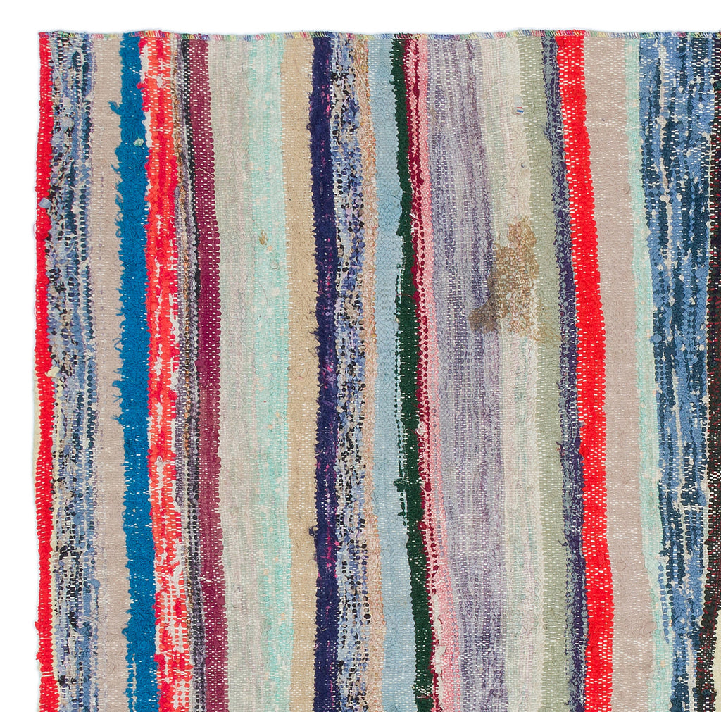 Chaput Over Dyed Kilim Rug 4'8'' x 4'11'' ft 142 x 150 cm