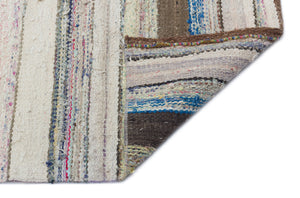Chaput Over Dyed Kilim Rug 4'1'' x 12'4'' ft 124 x 376 cm