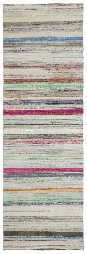 Chaput Over Dyed Kilim Rug 4'1'' x 12'4'' ft 124 x 376 cm