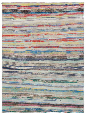 Chaput Over Dyed Kilim Rug 4'7'' x 6'1'' ft 140 x 186 cm