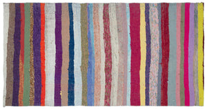 Chaput Over Dyed Kilim Rug 5'0'' x 9'5'' ft 153 x 288 cm