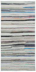 Chaput Over Dyed Kilim Rug 5'2'' x 10'4'' ft 157 x 314 cm