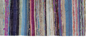 Chaput Over Dyed Kilim Rug 4'4'' x 9'10'' ft 131 x 300 cm