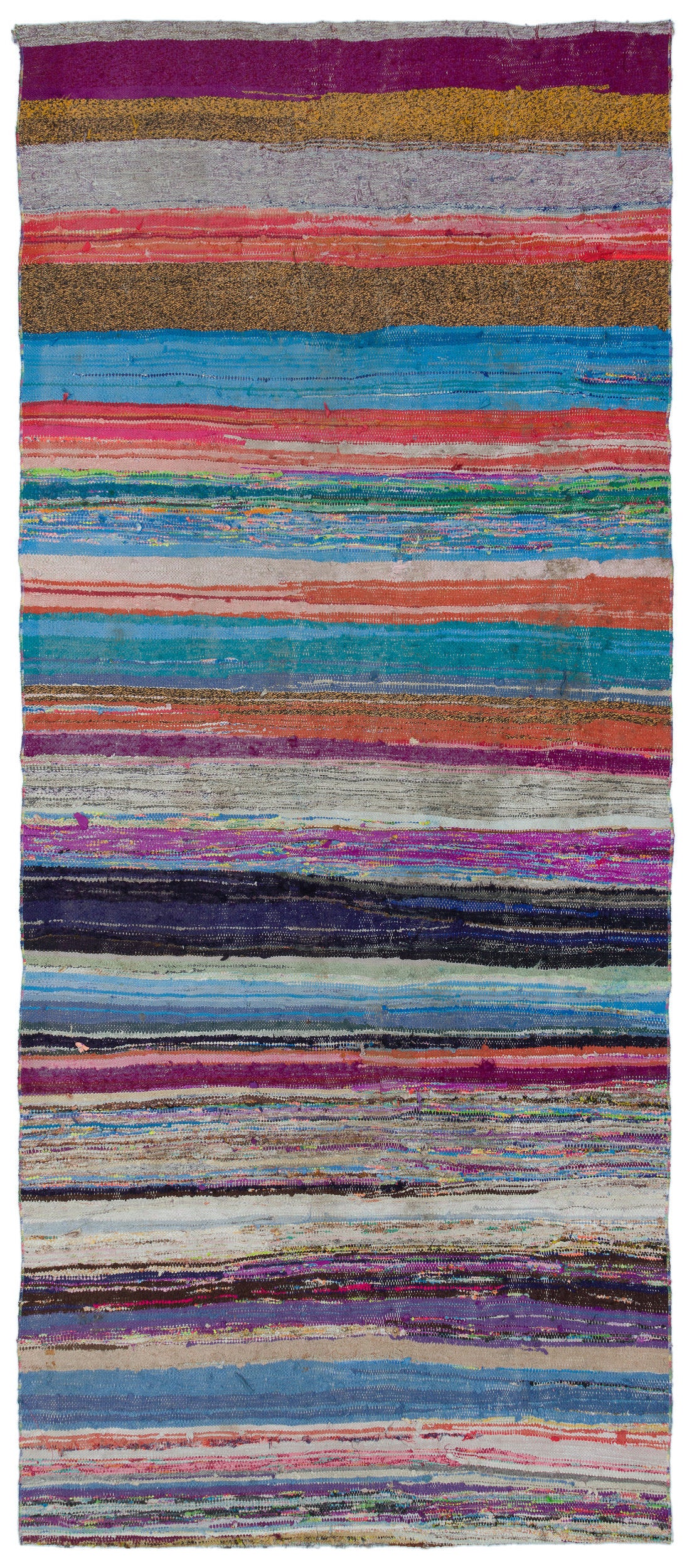 Chaput Over Dyed Kilim Rug 4&#39;4&#39;&#39; x 9&#39;10&#39;&#39; ft 131 x 300 cm